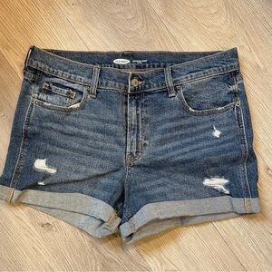 Old Navy boyfriend shorts mid rise size 10